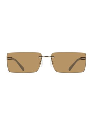 Calvin Klein Beige Metal Women Sunglass