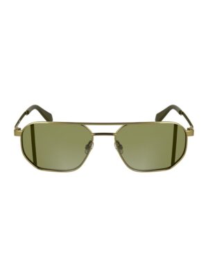 Calvin Klein Gold Metal Men Sunglass