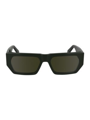 Calvin Klein Green Haircalf Men Sunglasses
