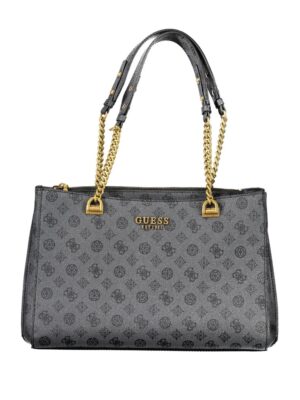 Guess Jeans Black Polyethylene Handbag