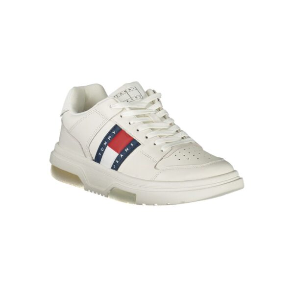 Tommy Hilfiger White Leather Women Sneaker - Image 2