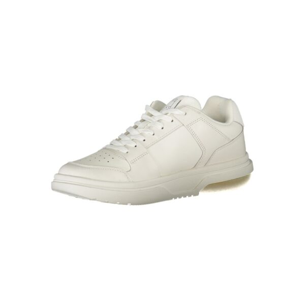 Tommy Hilfiger White Leather Women Sneaker - Image 3