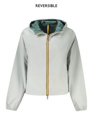 K-WAY Gray Nylon Women Jacket