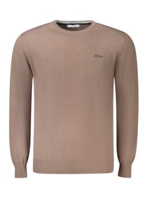 Guess Jeans Brown Cotton Men Sweater