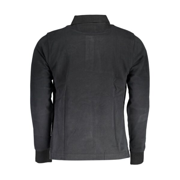 La Martina Black Cotton Men Polo Shirt - Image 2