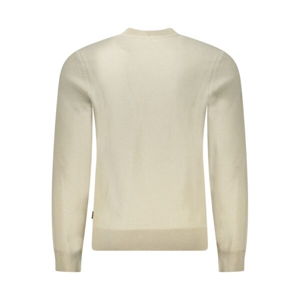 Hugo Boss Beige Cotton Men Sweater - Image 2