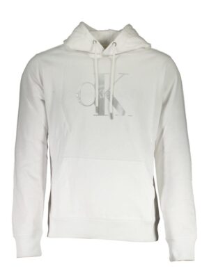 Calvin Klein White Cotton Men Sweater