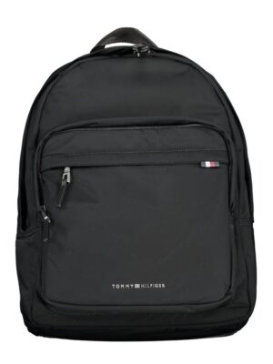 Tommy Hilfiger Black Polyester Backpack