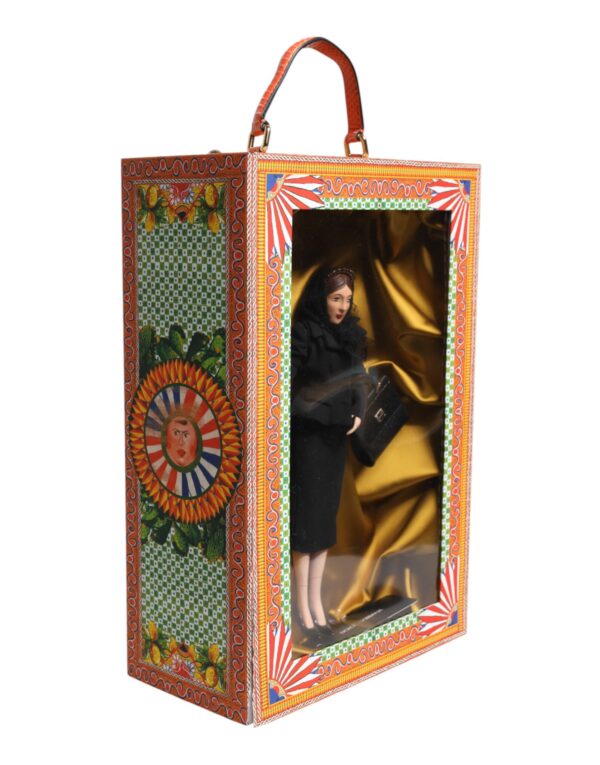 Dolce & Gabbana Black Dress Ceramic Porcelain Fashion Leather Sicily Dolls - Image 4
