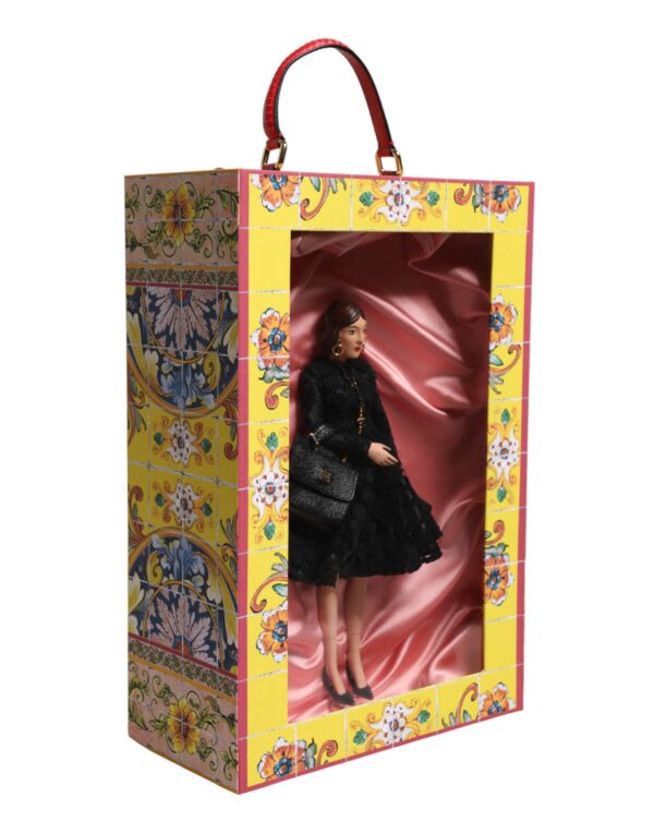 Dolce & Gabbana Black Dress Ceramic Porcelain Fashion Leather Sicily Dolls - Image 3