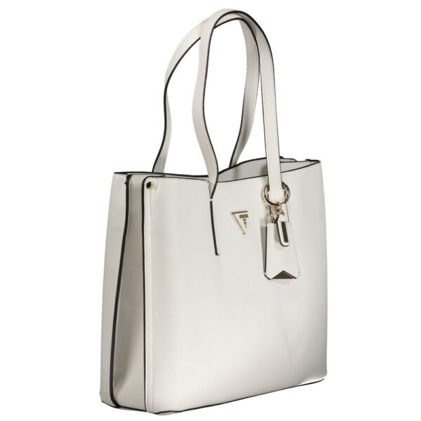 Guess Jeans White Polyethylene Handbag - Image 3