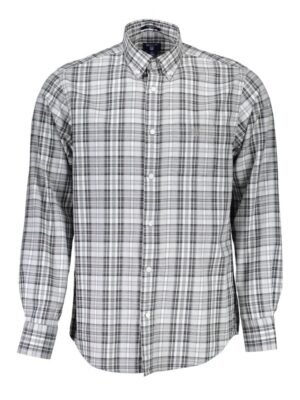 Gant Gray Cotton Men Shirt
