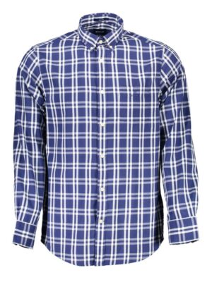 Gant Blue Cotton Men Shirt