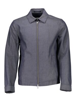 Gant Blue Cotton Men Jacket