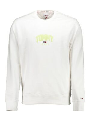 Tommy Hilfiger White Cotton Men Sweater
