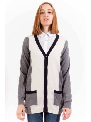 Gant Gray Wool Women Cardigan