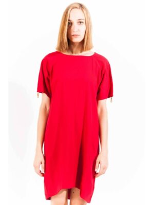 Love Moschino "Red Viscose Women Dress"