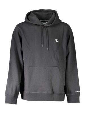 Calvin Klein Sleek Hooded Sweatshirt with Central Pocket