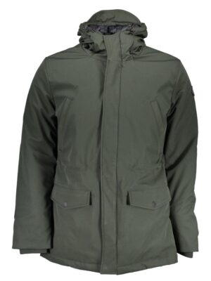 U.S. POLO ASSN. Green Polyester Men Jacket