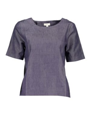 Gant Blue Cotton Tops & T-Shirt