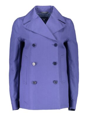 Gant Blue Cotton Jackets & Coat