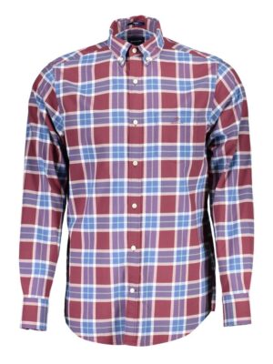 Gant Purple Cotton Men Shirt
