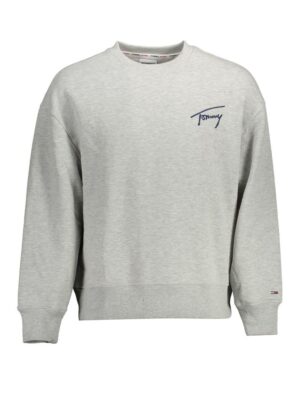 Tommy Hilfiger Gray Cotton Men Sweater