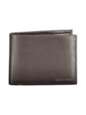 Calvin Klein Brown Leather Men Wallet