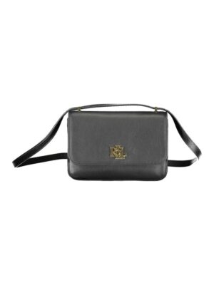 Ralph Lauren Black Leather Handbag