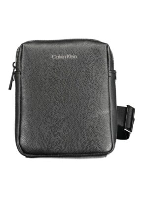 Calvin Klein Black Polyester Men Shoulder Bag
