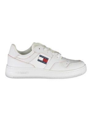 Tommy Hilfiger White Leather Women Sneaker
