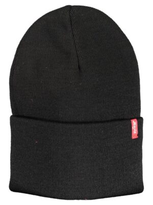 Levi's Black Acrylic Men Cap
