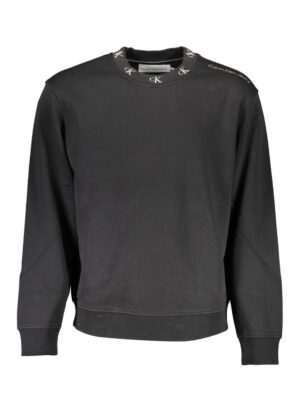 Calvin Klein Black Cotton Men Sweater