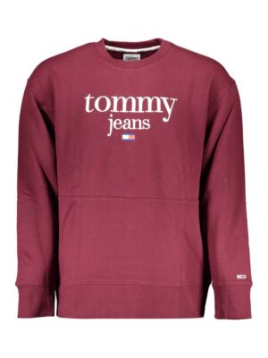 Tommy Hilfiger Purple Cotton Men Sweater