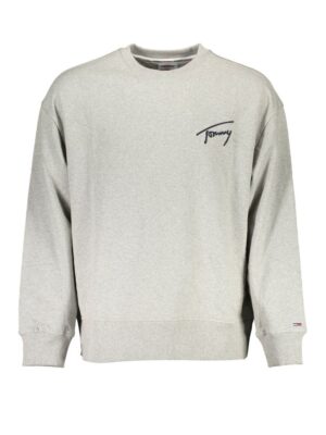 Tommy Hilfiger Gray Cotton Men Sweater