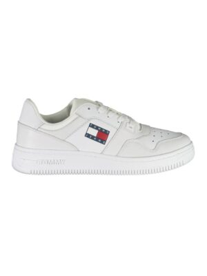 Tommy Hilfiger White Leather Men Sneaker