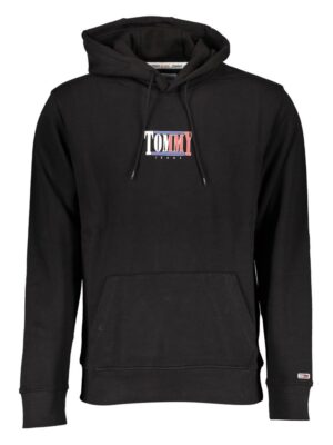 Tommy Hilfiger Black Cotton Men Sweater