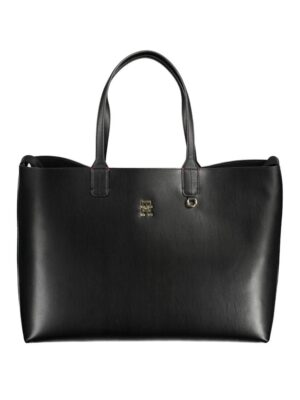 Tommy Hilfiger Black Polyethylene Women Handbag