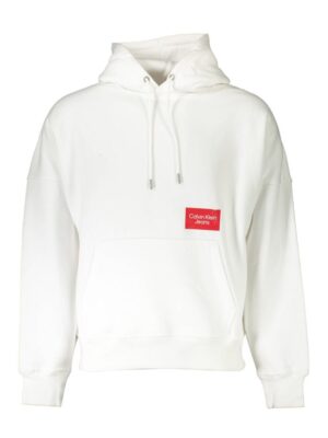 Calvin Klein White Cotton Men Sweater