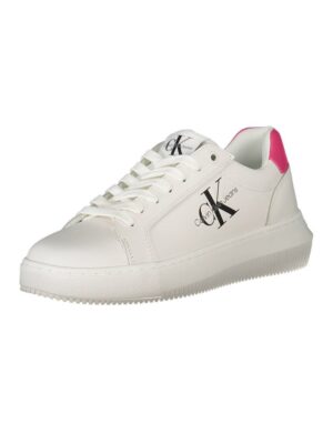 Calvin Klein White Leather Women Sneaker