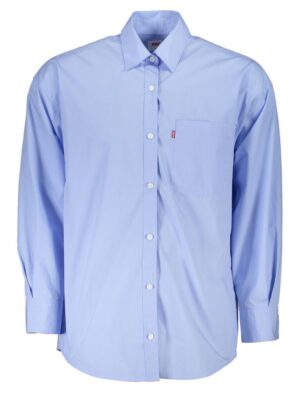 Levi's Light Blue Cotton Men Shirt