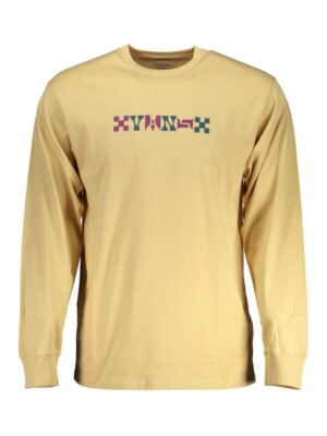 Vans Beige Cotton Men T-Shirt