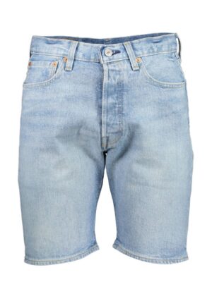 Levi's Light Blue Cotton Men Short
