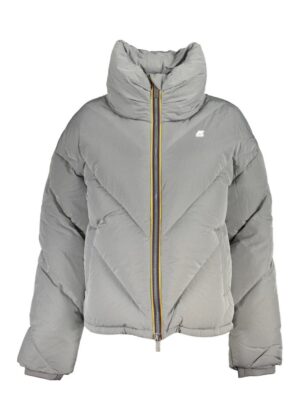 K-WAY Elegant Gray Long-Sleeved Jacket