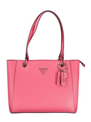 Guess Jeans Pink Polyethylene Handbag