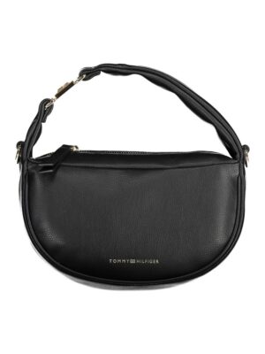 Tommy Hilfiger Black Polyester Handbag