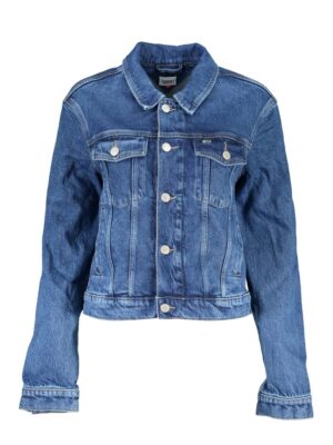 Tommy Hilfiger Blue Cotton Women Jacket