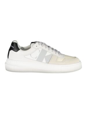 Calvin Klein White Polyester Sneaker