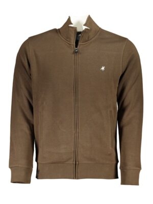 U.S. Grand Polo Elegant Long Sleeve Zippered Sweatshirt