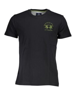 La Martina Elegant Crew Neck Embroidered Tee